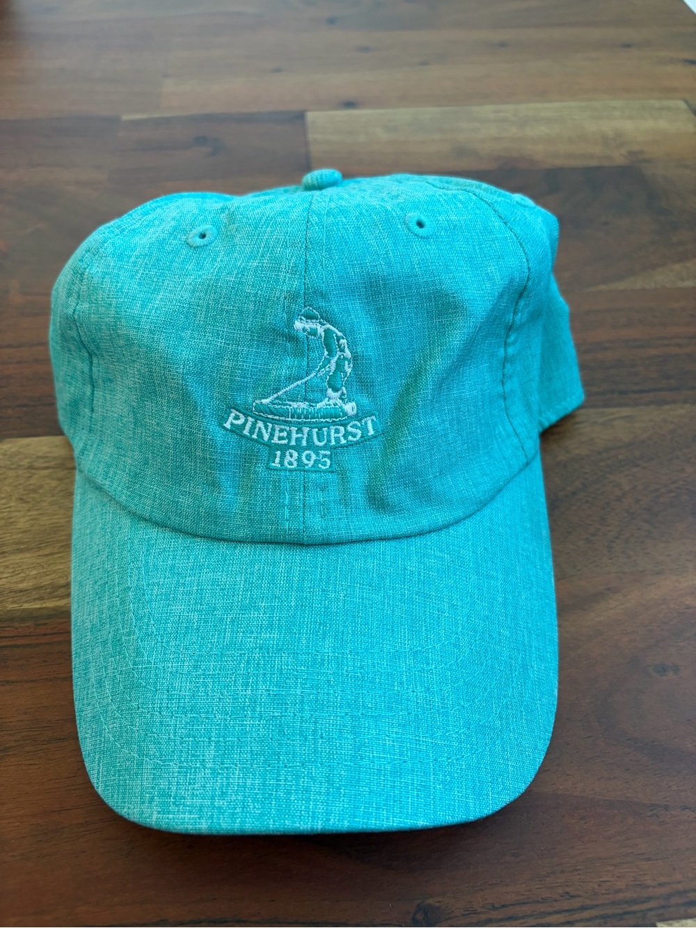 Pinehurst 1895 Women's Teal Baseball Cap
